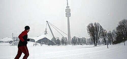 Ein beliebtes Ausflugsziel im Münchner Norden: Der Olympiapark lockt zu jeder Jahreszeit Besucher aus der Umgebung an. Sei es zum joggen, Rad fahren oder spazieren gehen.