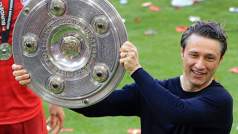 Deutscher Meister 2019: Niko Kovac mit dem FC Bayern. Deutscher Meister 2019: Niko Kovac mit dem FC Bayern.