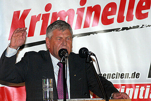 NDP-Vorsitzender Udo Voigt.