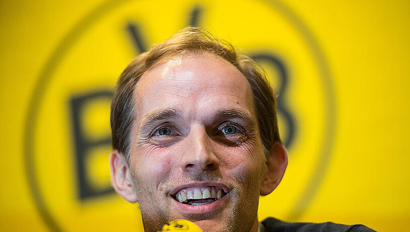 Dortmunds neuer Trainer und Nachfolger von Jürgen Klopp, Thomas Tuchel. Dortmunds neuer Trainer und Nachfolger von Jürgen Klopp, Thomas Tuchel.