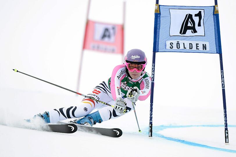 Immerhin Rang elf in Sölden: Maria Höfl-Riesch.
