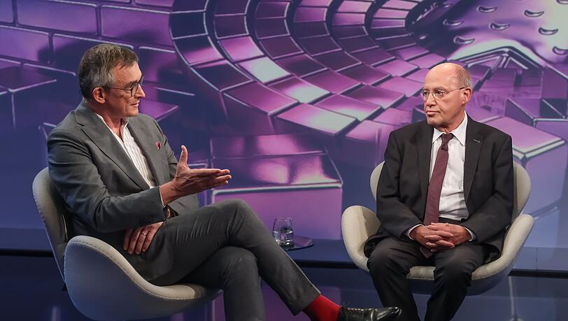 Zwischen Andreas R&ouml;dder (links) und Gregor Gysi wurde es zwischenzeitlich hitzig.