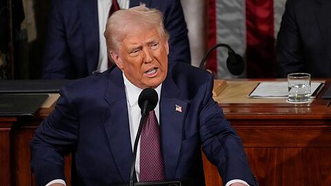 Die USA und die Ukraine stehen laut Trump kurz vor einem Rohstoff-Deal. (Archivbild)