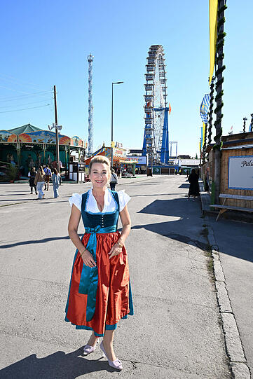 Constanze Lindner war auch auf der Theresienwiese anzutreffen, als das Oktoberfest endlich losging.