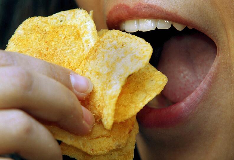 Verdammt schwer, aufzuhören: Kartoffelchips