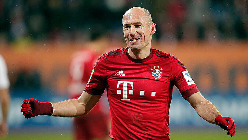 Bayerns Arjen Robben freut sich auf das Spiel gegen Werder Bremen am Samstagabend. Bayerns Arjen Robben freut sich auf das Spiel gegen Werder Bremen am Samstagabend.
