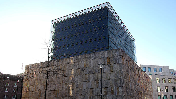 Die Ohel-Jakob-Synagoge am St.-Jakobs-Platz.