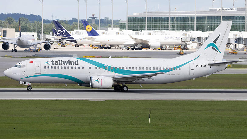Eine Tailwind-Maschine am Münchner Flughafen. (Archivbild)