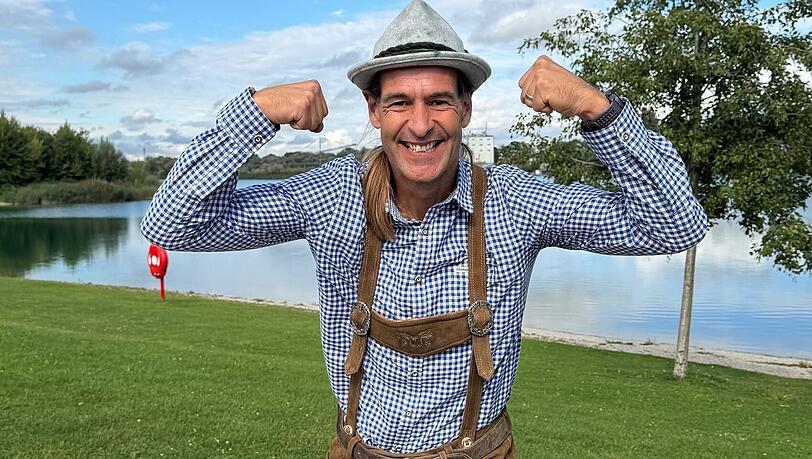 Jörg Peters will den offiziellen Guinness-Weltrekord für den schnellsten Marathonlauf in bayerischer Tracht zurück nach Deutschland holen.