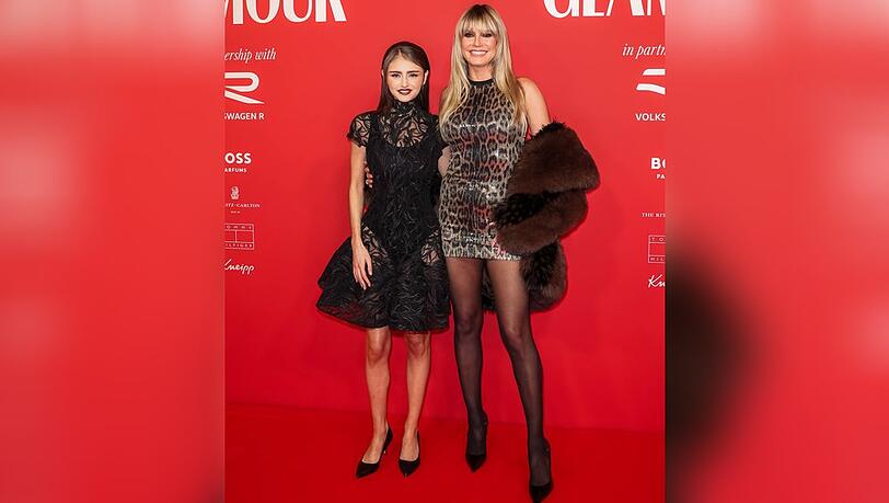 Leni und Heidi Klum bei der Preisverleihung. Leni und Heidi Klum bei der Preisverleihung.