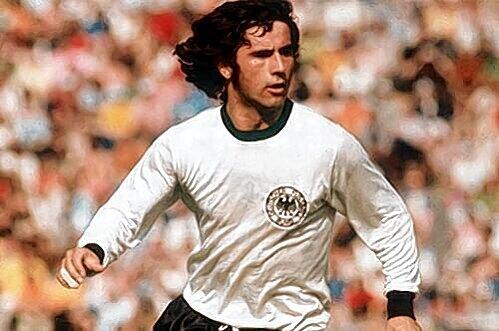Legendärer Torjäger: Gerd Müller im DFB-Trikot.