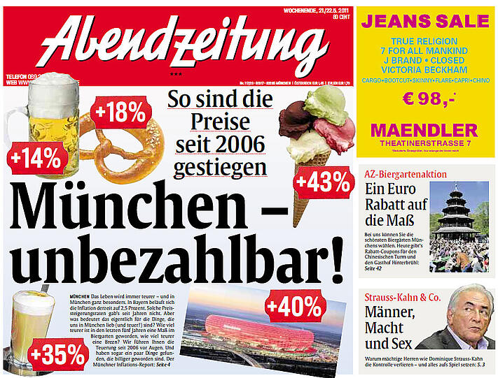 Jahres-Rückblick: Rückblick: Das Jahr 2011 in AZ-Schlagzeilen - München - Abendzeitung München