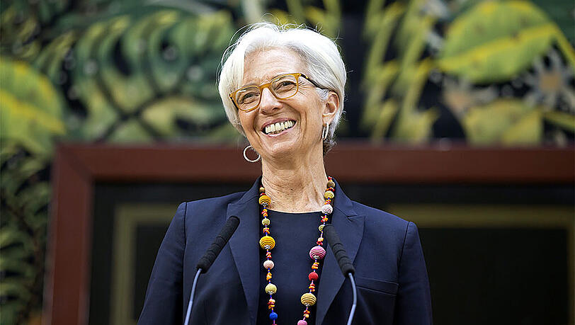 Der IWF plant ein Milliarden-Hilfspaket für die angeschlagene Ukraine. Im Bild: Die Vorsitzende des Internationalen Währungsfonds Christine Lagarde. Der IWF plant ein Milliarden-Hilfspaket für die angeschlagene Ukraine. Im Bild: Die Vorsitzende des Internationalen Währungsfonds Christine Lagarde.