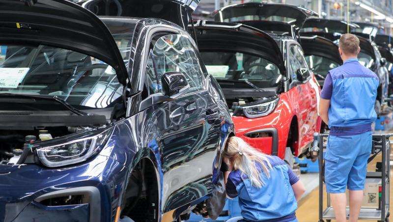 Produktion des elektrischen BMW i3 in Leipzig. Produktion des elektrischen BMW i3 in Leipzig.