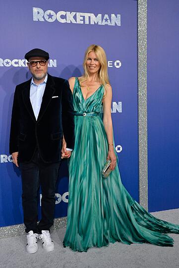 2019 mit Ehemann Matthew Vaughn bei der Premiere von "Rocketman" in New York.
