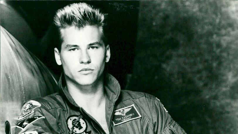 Val Kilmer verkörperte im Navy-Film "Top Gun" den Kampfpiloten "Iceman".