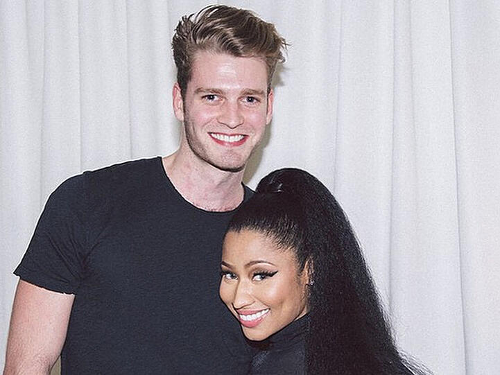 Dianas Neffe Louis Spencer und Nicki Minaj grinsen ganz anständig