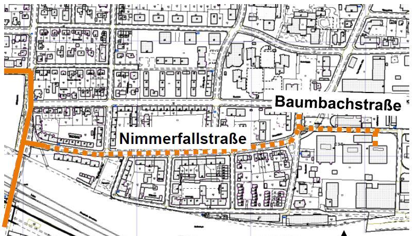 Während der Bauzeit fallen die Parkplätze in der Bauzone aus. Während der Bauzeit fallen die Parkplätze in der Bauzone aus.