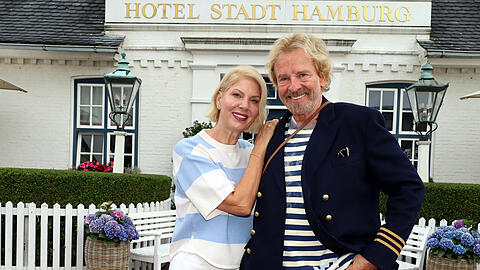 Strahlen auf Sylt: Thomas Gottschalk und Ehefrau Karina
