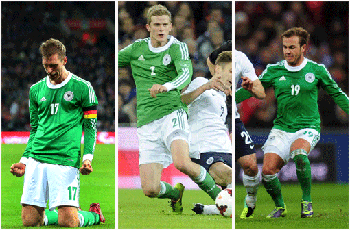 Die  Nationalmannschaft im Testspiel gegen England - hier sehen Sie die Einzelkritik.