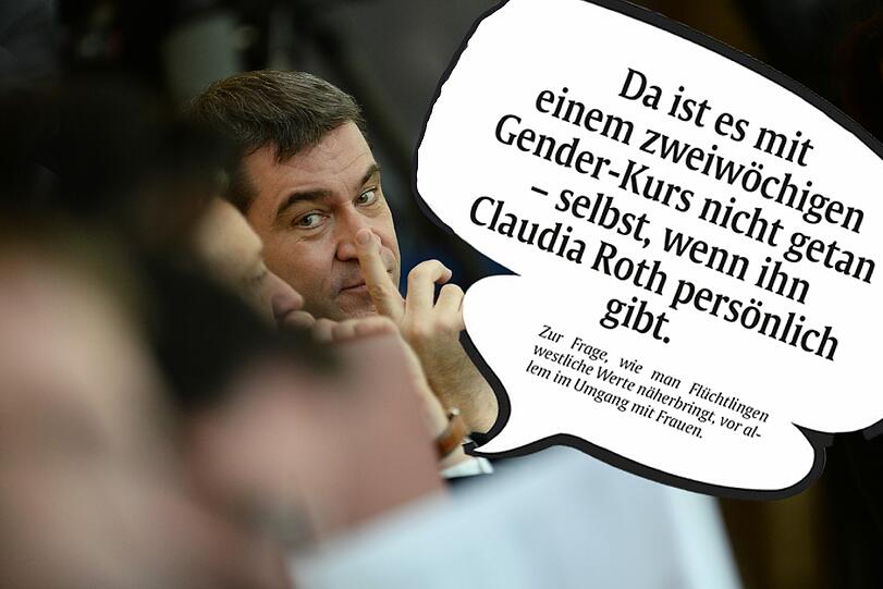 Rhetorisch wird's mit Markus Söder nie langweilig. Seine Sprüche beim CSU-Neujahrsempfang.