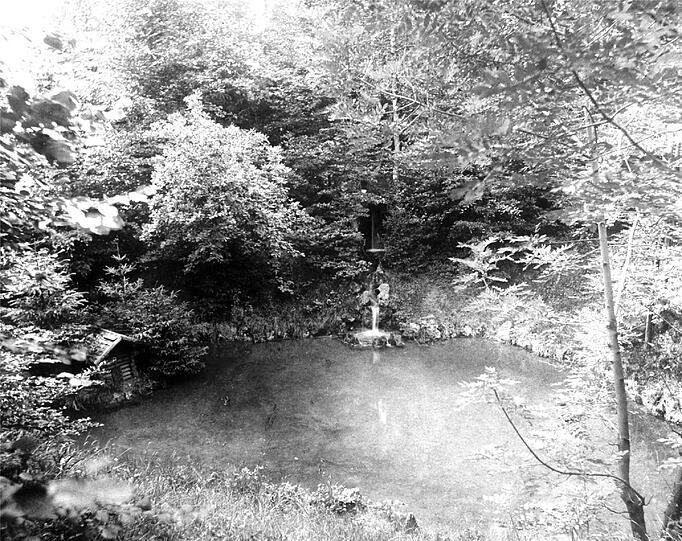 So idyllisch: Das Ungererbad um 1890
