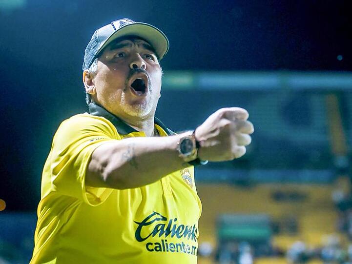 Hat erneut gesundheitliche Probleme: Diego Maradona.