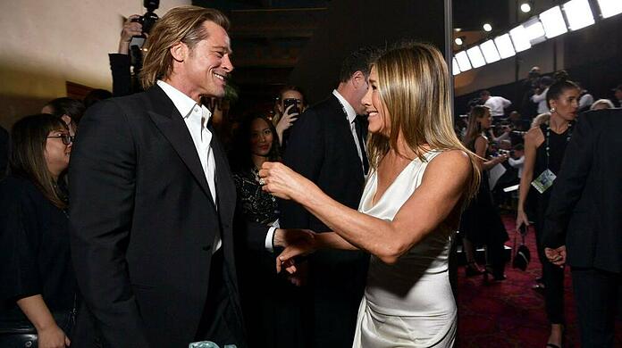 Brad Pitt und Jennifer Aniston trafen bereits im Januar bei den Screen Actors Guild Awards in Los Angeles aufeinander.