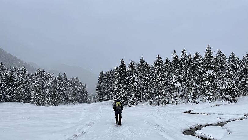 Wenn es frisch geschneit hat, sieht es rund um Lenggries noch mehr nach Winterwunderland aus.