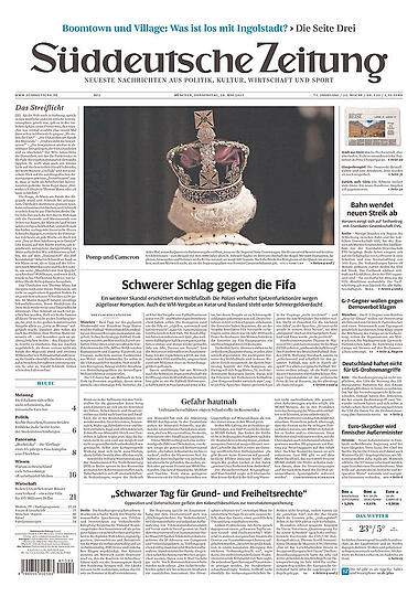 "Hau ab, Blatter", "Die Fifa als Mafia", "Arschlochtest": Die internationale Presse über den FIFA-Skandal. Pressestimmen zum Druchklicken...