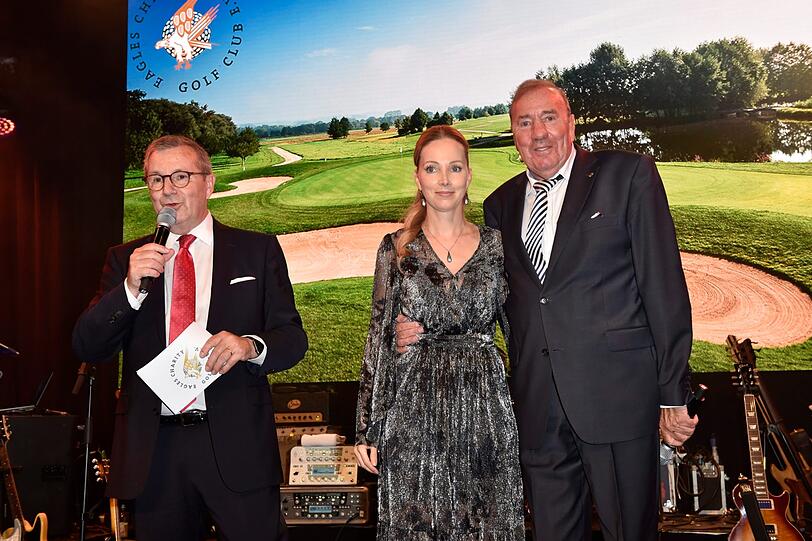 Jan Hofer mit Frank Fleschenberg und Tochter Julia