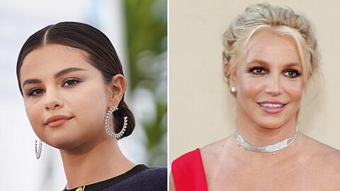 Selena Gomez (l.) habe Britney Spears "so glücklich" gemacht.
