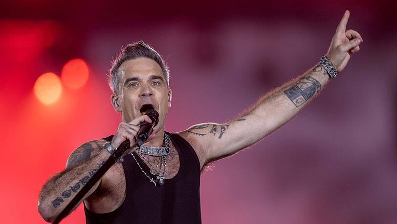 Robbie Williams hat am 27. August in München eingeheizt.