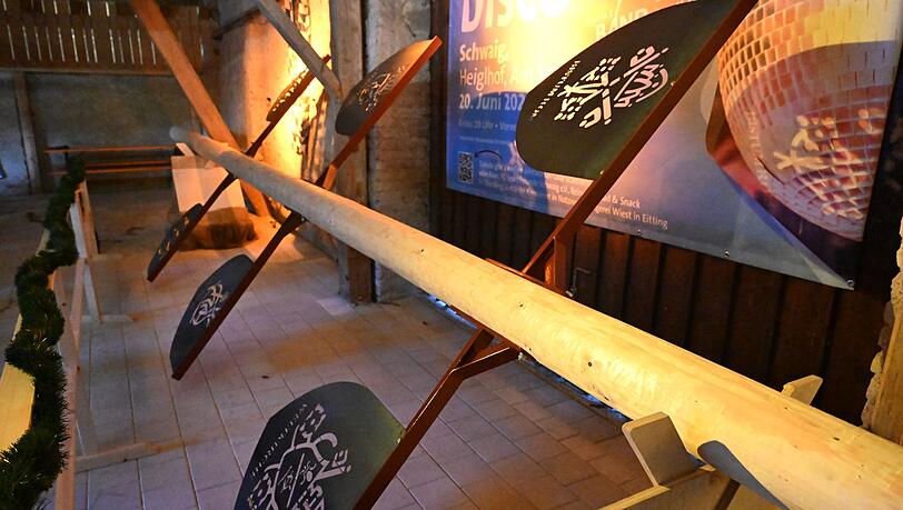 Das ist er nun: Der echte Maibaum f&uuml;r Rom.