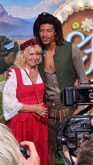 Erna Klum mit Enkelsohn Henry Erna Klum mit Enkelsohn Henry