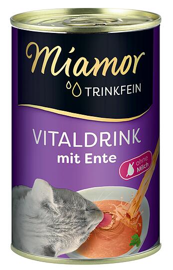 Vitaldrink mit Ente. Motiviert zu höherer Flüssigkeitsaufnahme.