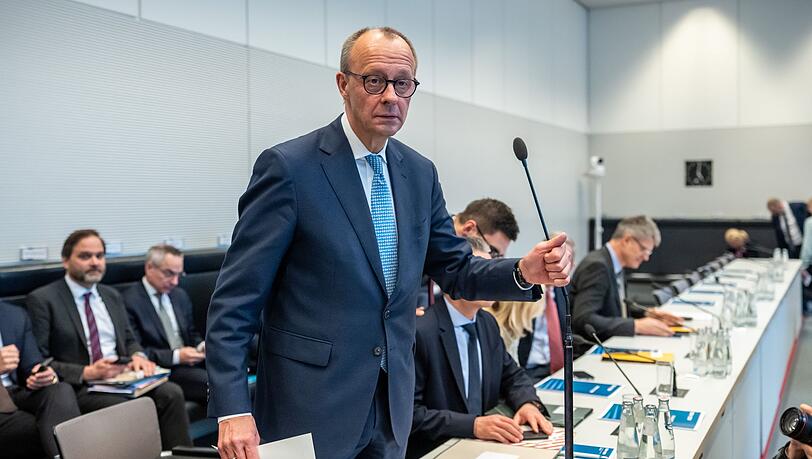 CDU-Chef Merz sieht das Vertrauen zwischen Union und SPD wachsen.
