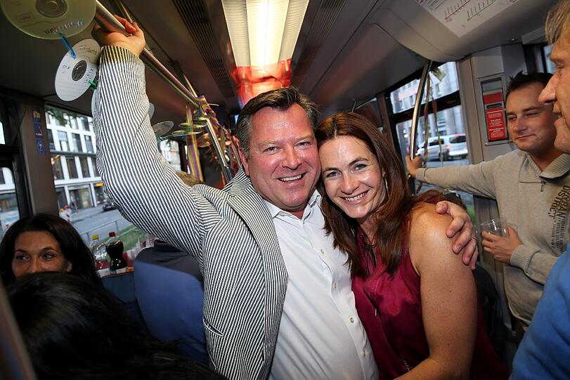 Kam zur Radiofete mit Frau Natalie: Bürgermeister Josef Schmid.