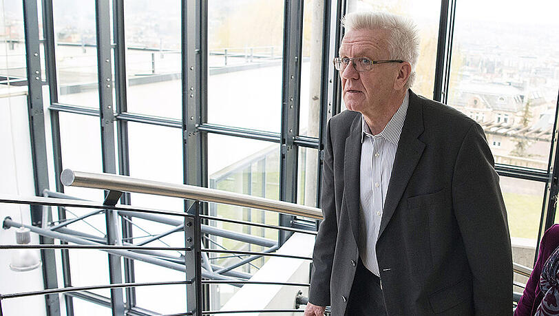 Der Ministerpräsident von Baden-Württemberg: Grünen-Politiker Winfried Kretschmann. Der Ministerpräsident von Baden-Württemberg: Grünen-Politiker Winfried Kretschmann.