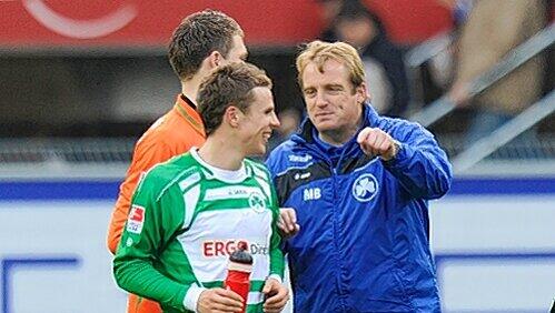 Auf geht’s: Trainer Mike Büskens setzt bei der Löwen-Jagd vor allem auf den wieder erstarkten Nico Müller. Auf geht’s: Trainer Mike Büskens setzt bei der Löwen-Jagd vor allem auf den wieder erstarkten Nico Müller.