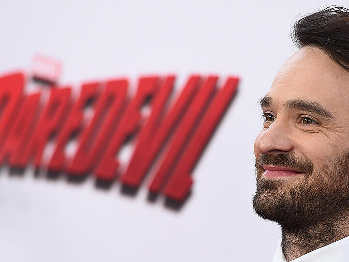 Charlie Cox bei der Premiere von "Daredevil" in Los Angeles