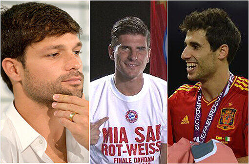 Ob Franck Ribéry, Edin Dzeko, Mario Gomez, Diego oder Marco Reus: Sie alle stehen im Schatten von Javier Martínez. Hier gibt's die Top 14 der größten Transfercoups der Bundesliga - die Bilder!