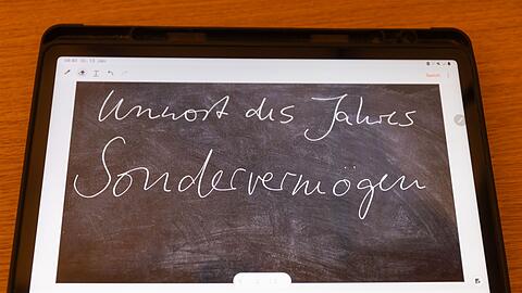 Das Wort "Sonderverm&ouml;gen" wurde zum Unwort des Jahres 2025 gew&auml;hlt. (Archivbild)