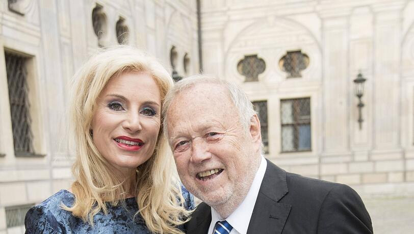 Seine Lebensgefährtin: Sepp mit Birgit Muth. Seine Lebensgefährtin: Sepp mit Birgit Muth.