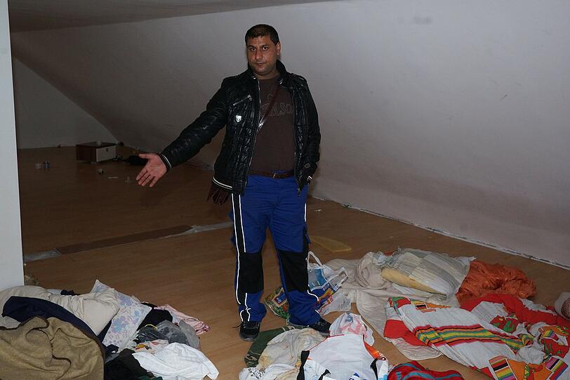 Yanko Angelov lebte im Dachgeschoss. Gestern musste er ausziehen.