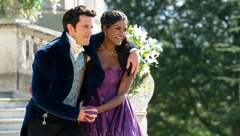 Anthony Bridgerton (Jonathan Bailey) und Kate Sharma (Simone Ashley) sind auch in Staffel drei von "Bridgerton" dabei.