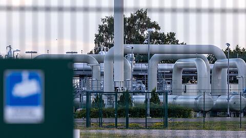 Die Gasempfangsstation der Ostseepipeline Nord Stream 1.