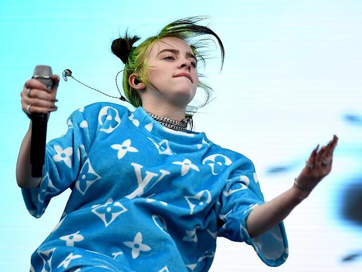 Billie Eilish beim Lollapalooza Festival 2019 in Berlin.