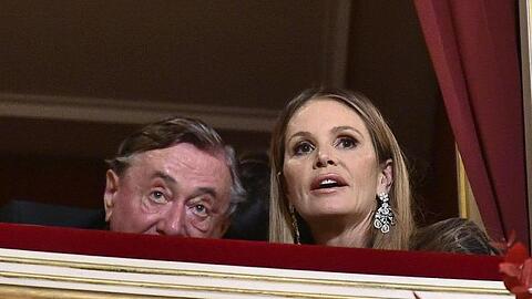 Richard Lugner und Elle Macpherson verbrachten einen Abend voller Harmonie.