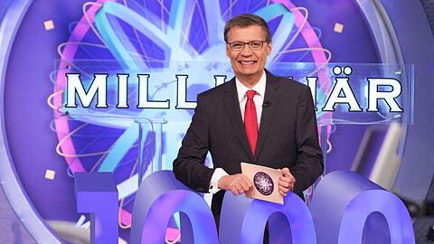 Mit ihm steht und fällt die Sendung: Günther Jauch moderiert "Wer wird Millionär?" am Freitag zum 1000. Mal.